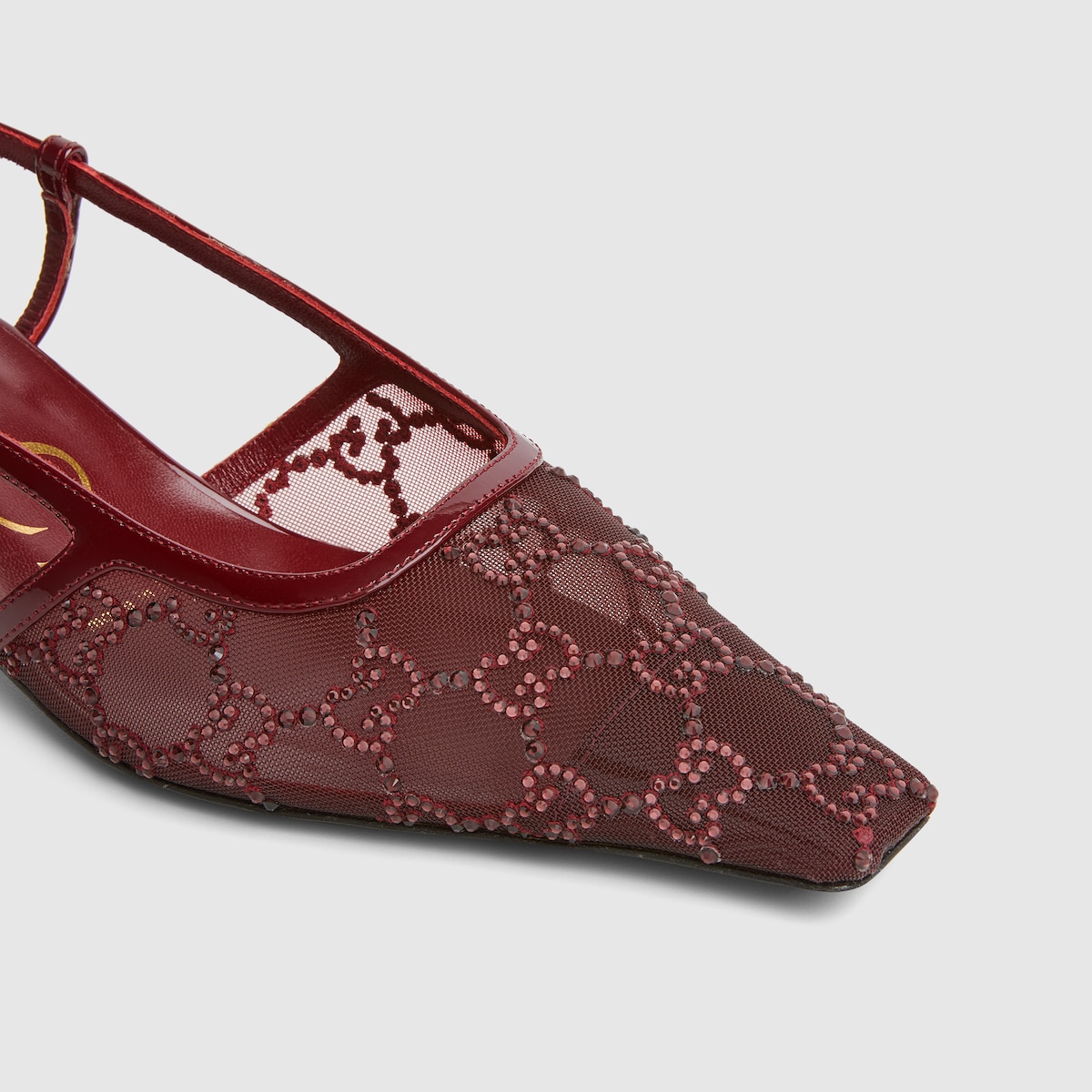 Gucci Women’s GG crystal slingback pump - Image 4